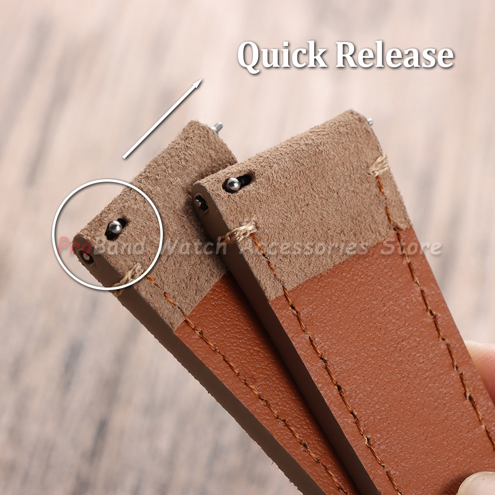 Correa de Reloj de Cuero de Ga - Suede Strap Watch reseña y precio