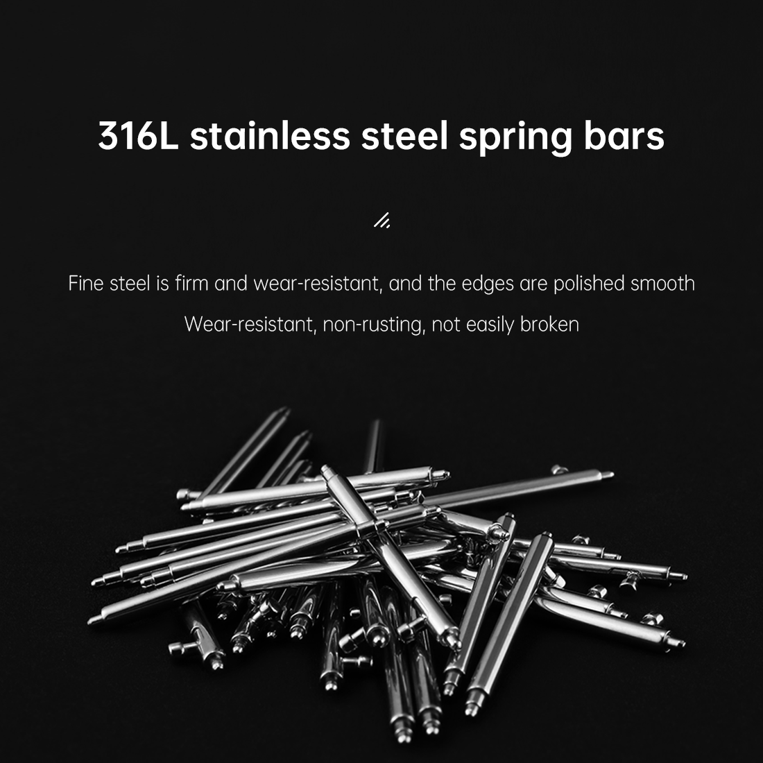 Maikes 316L Acero inoxidable R - Curved Spring Bar reseña y precio