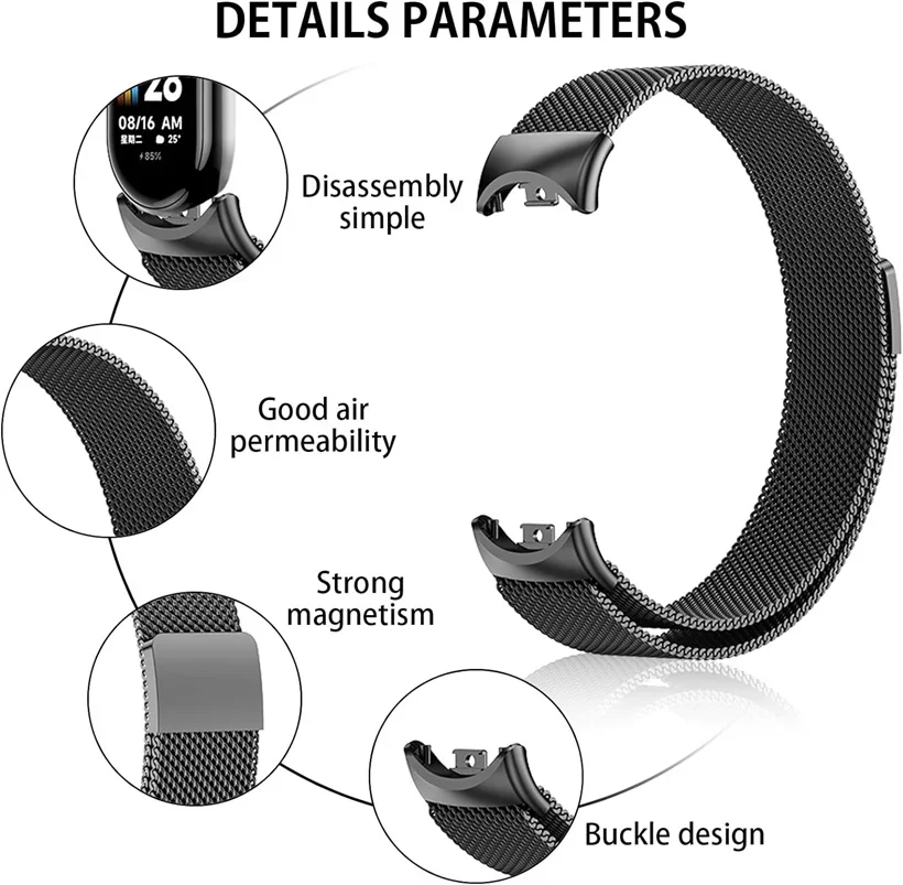 Correa Milanese Loop para Xiao - Milanese Loop Magnetic reseña y precio
